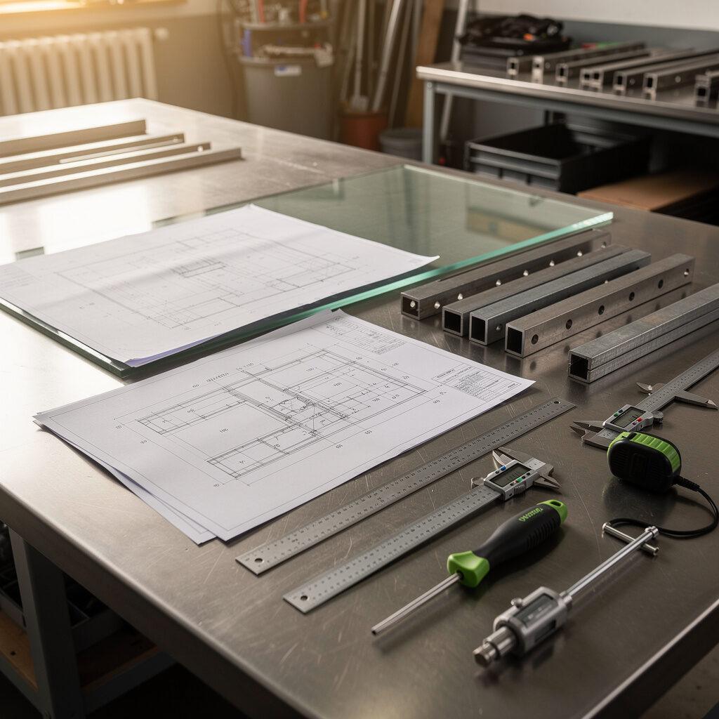 Vorbereitung, Planung und Materialien – VoMo – Vordach Montagen
